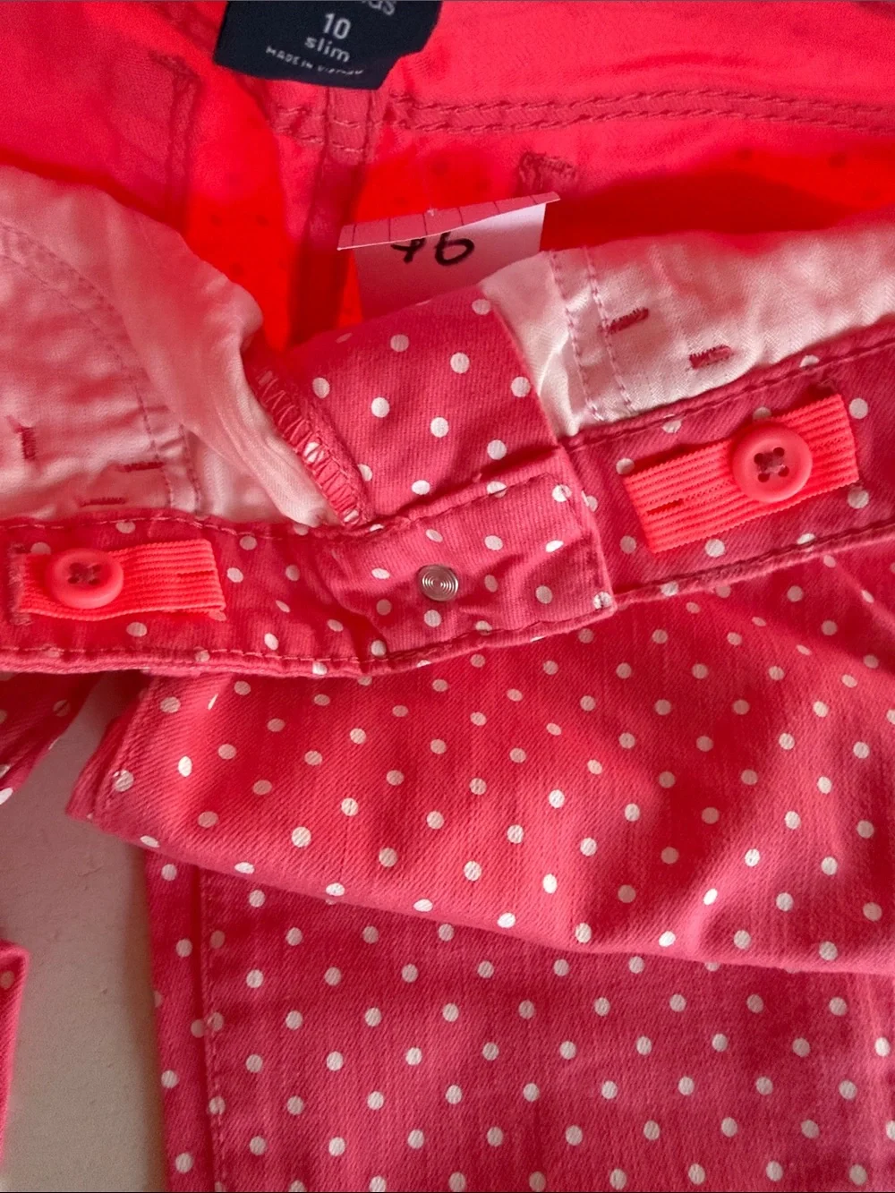 GAPKIDS Sassy Pink Polka Dot Girls Super Skinny Jeans
